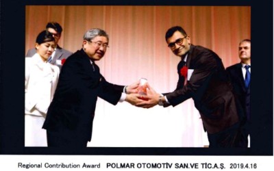 Toyota Boshoku Global tarafından Bölgesel Katkı Ödülü